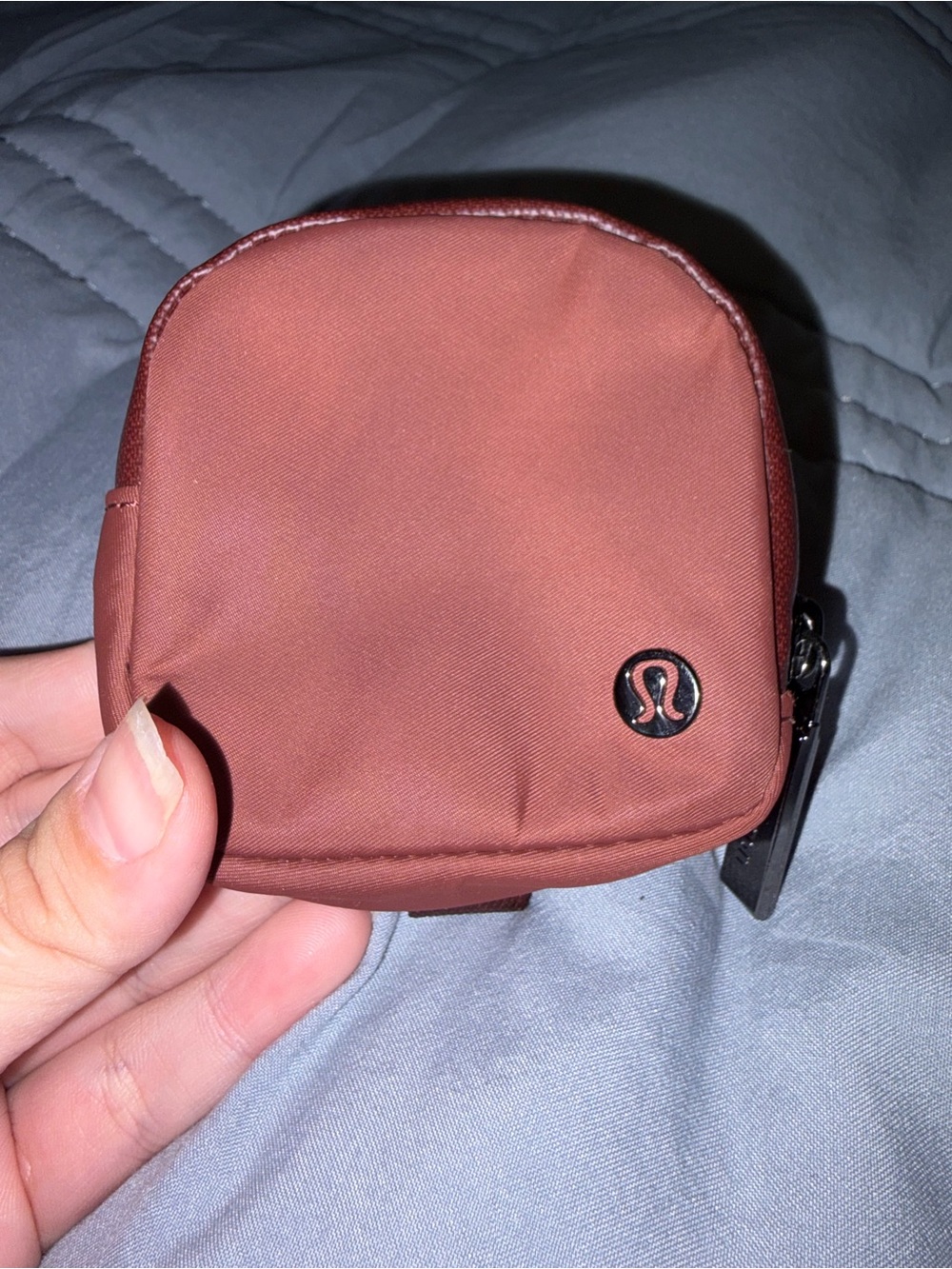lululemon athletica Compact Rust-Tone Zip Pouch